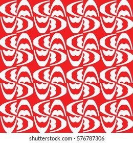 Seamless illusion pattern. Stripe line. geometric ornament. Vector illustration. For interior design, wallpaper, invitation.