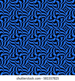 Seamless illusion pattern. Stripe line. geometric ornament. Vector illustration. For interior design, wallpaper, invitation.