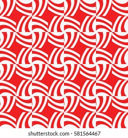 Seamless illusion pattern. Stripe line. geometric ornament. Vector illustration. For interior design, wallpaper, invitation.