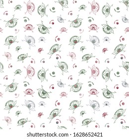 seamless illustration in american graffiti style psychedelic abstract quality pattern