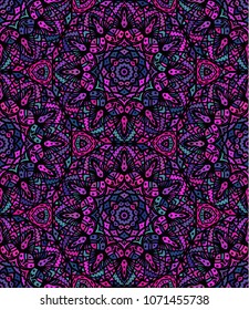 Seamless illustration of ethnic style arabesque pattern