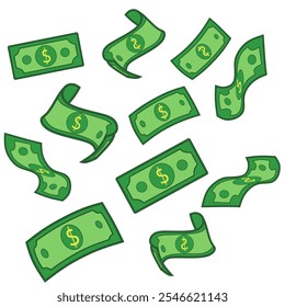 seamless illustration of money, Ideal for business, financial and marketing materials