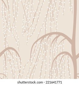 seamless illustration of tree