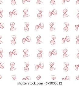 Seamless illustrations of fish. Good for web page, wallpaper, graphic design, catalog, texture or background. Cartoon style vector graphic.