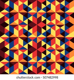 Seamless image of a beautiful contrasting pattern. Ethnic style.