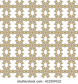 Seamless image of the elements yellow gold and silver color. Vector illustration. For wallpaper, presentation, design, textiles