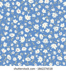 Seamless and impressive cute floral pattern,