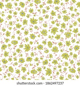 Seamless and impressive cute floral pattern,