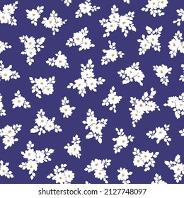 Seamless and impressive cute floral pattern,