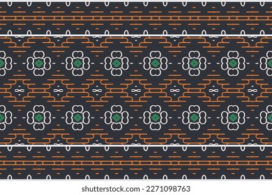 Seamless Indian ethnic pattern. Geometric ethnic pattern traditional Design It is a pattern geometric shapes. Create beautiful fabric patterns. Design for print. Using in the fashion industry.