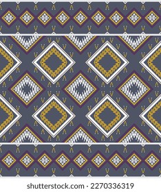 Nahtlose indische ethnische Muster. traditionelles Muster-Design Es ist ein Muster geometrischen Formen. Erstellen Sie schöne Stoffmuster. Design für den Druck. Verwendung in der Modebranche.