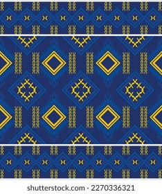 Seamless Indian ethnic patterns. traditional pattern African art It is a pattern geometric shapes. Create beautiful fabric patterns. Design for print. Using in the fashion industry.