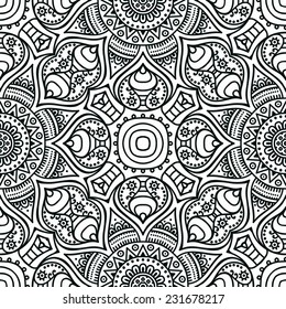 Seamless indian pattern