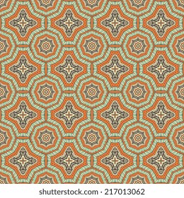 Seamless indian pattern. Vintage decorative elements. Hand drawn background. Islam, Arabic, Indian, ottoman motifs.