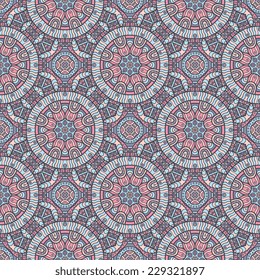 Seamless Indian pattern. Vintage decorative elements. Hand drawn background. Islam, Arabic, Indian, ottoman motifs.