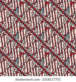 Seamless Indonesian Batik pattern, art number 171