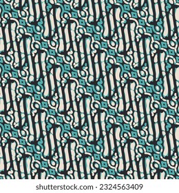 Seamless Indonesian Batik pattern, art number 181