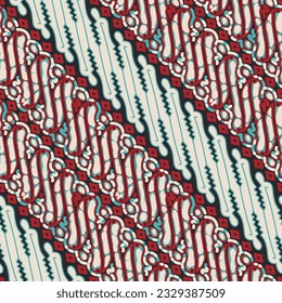 Patrón de Batik indonesio sin soldadura, art. 186