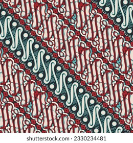 Seamless Indonesian Batik pattern, art number 188