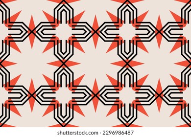 Seamless Infinite Geometric Background Pattern