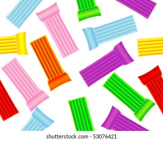 Seamless inflatable air mattresses background