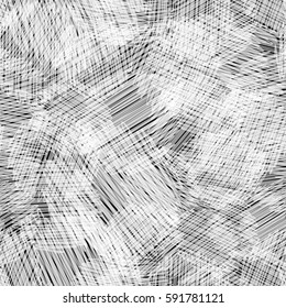 Seamless ink hand drawn scribble texture, abstract graphic design. Eps-10