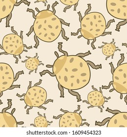 seamless insect patterns for backgrounds and textures or for printing front pages of insect repellent products