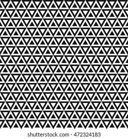 Seamless inset triangle pattern