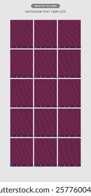 Seamless Instagram feed background template, puzzle-style, creative and modern for brand aesthetics