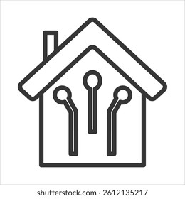 Seamless Integration Icon Vector Illustration Outline