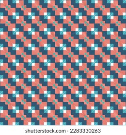 Seamless Interior Backdrop Texture Style Wallpaper Tone Point Artwork Optical Print Classic Tile Retro Art Vintage Modern Background Shape Graphic Colorful Design Pattern.