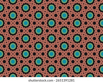 Seamless Interior Luxury Tile Shape Template Decoration Background Fabric Digital Textile Endless Graphic Symmetric Geometric Art Texture Visual Wallpaper Design Perspective Cloth Fashion Pattern.