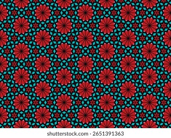 Seamless Interior Luxury Tile Shape Template Decoration Background Fabric Digital Textile Endless Graphic Symmetric Geometric Art Texture Visual Wallpaper Design Perspective Cloth Fashion Pattern.