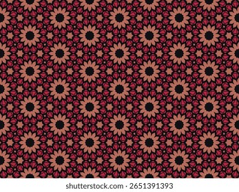 Seamless Interior Luxury Tile Shape Template Decoration Background Fabric Digital Textile Endless Graphic Symmetric Geometric Art Texture Visual Wallpaper Design Perspective Cloth Fashion Pattern.