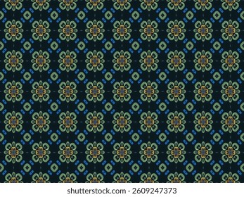Seamless Interior Wallpaper Endless Fashion Cloth Digital Visual Geometric Symmetric Decoration Background Art Tile Textile Perspective Fabric Template Design Luxury Shape Texture Graphic Pattern.