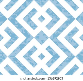 Seamless Interlocked Squares Geometric Background Pattern