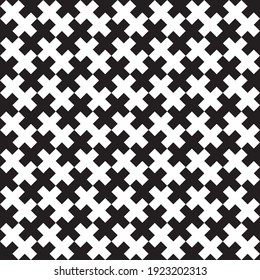 Seamless interlocking geometric squares pattern