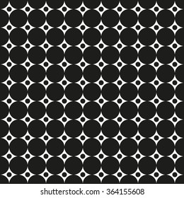 Seamless intersecting circle dot pattern texture background