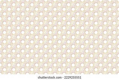 Seamless intertwined gradient colored flower pattern. Suitable for Arabian background theme, Muslim, fill, cover, card, and wallpaper. 