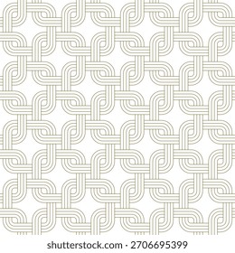 Nahtloses Interwoven Geometric Line Nahtloses Muster
