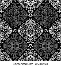 Seamless intricate floral Pattern - combination Colors