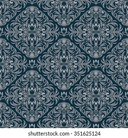 Seamless intricate floral Wallpaper