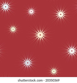 Seamless intricate flower pattern in fashion trend colors