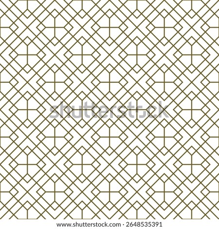 Seamless Intricate Islamic Geometric Pattern