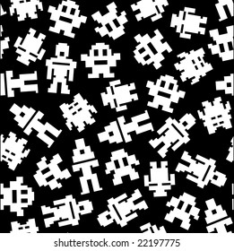 Seamless Invaders Pattern