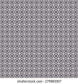 Seamless inverse black and white celtic geometric pattern vector