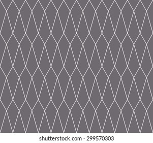 Seamless inverse black and white exotic triangular geometric grid pattern vector