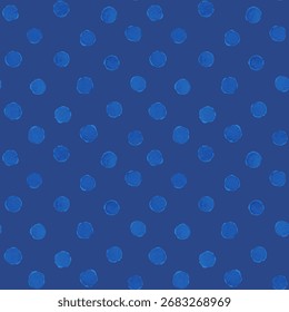 seamless irregular polka dot pattern