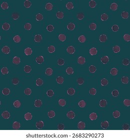 Patrón de lunares irregulares sin costuras