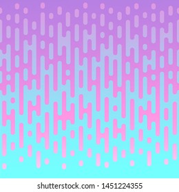 Seamless irregular rounded lines halftone transition. Trendy abstract background for your unique design. EPS 10
